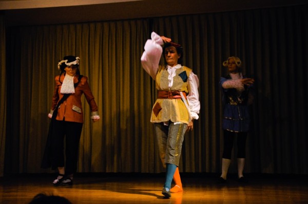 Truffaldino, Beatrice und Florindo